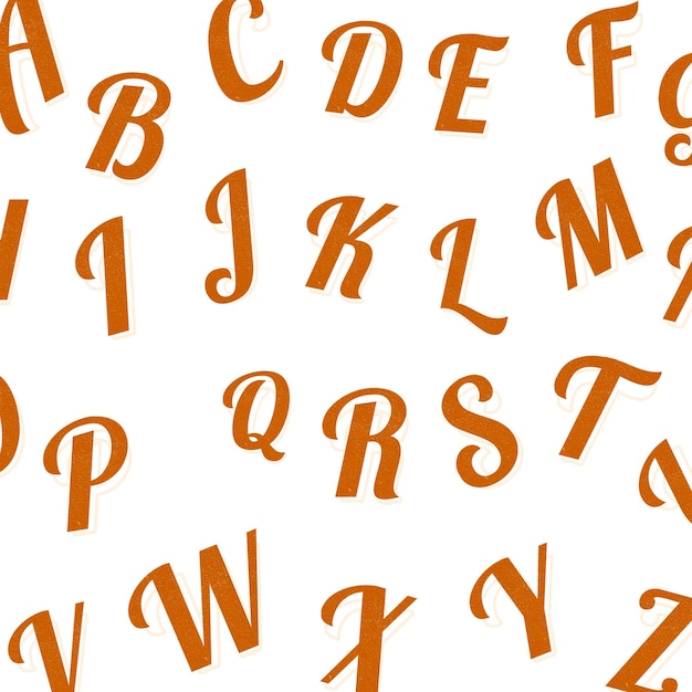 az alphabet png vintage bold fonts in lettering typography