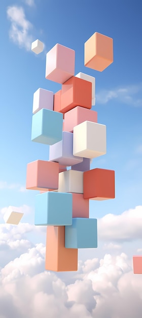 background abstract pink block illustration modern design wallpaper pattern shape vector