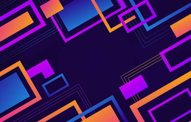 background abstract rectangle with gradient