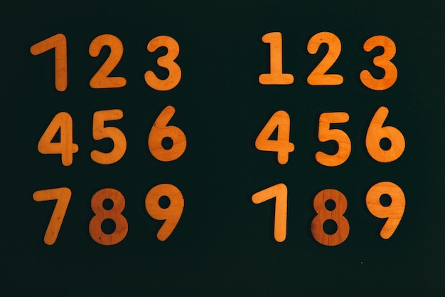 Background or texture of numbers Finance data concept