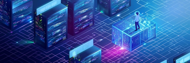 Banner khổ rộng trình bày khái niệm về thông tin dữ liệu cá nhân và quản lý thư viện tệp tin