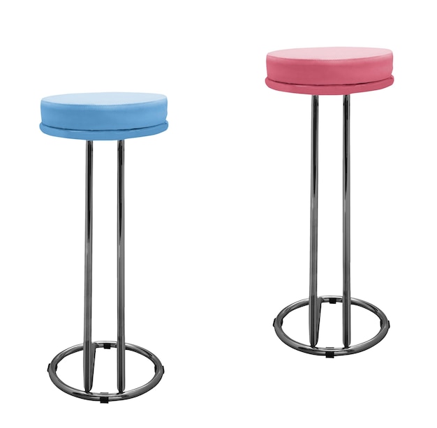 Bar stools isolated