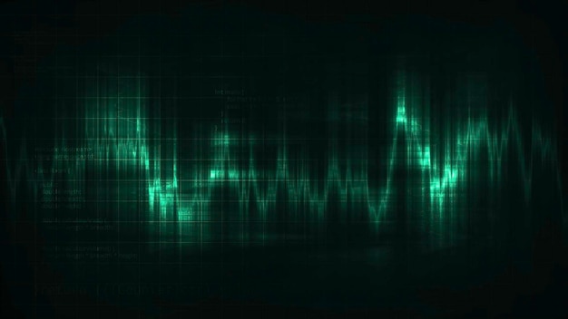 beautiful wavy line with shine motion shining line moves in wavy pulsations rippling line with