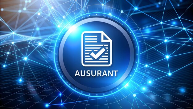 Biểu tượng xử lý dữ liệu AI và biểu tượng chỉ số QA tượng trưng cho khả năng phân tích trong các quy trình QA Id