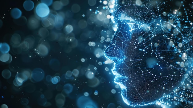 big data analysis with ai technology person using machine learning and deep learning neural network for data science data mining