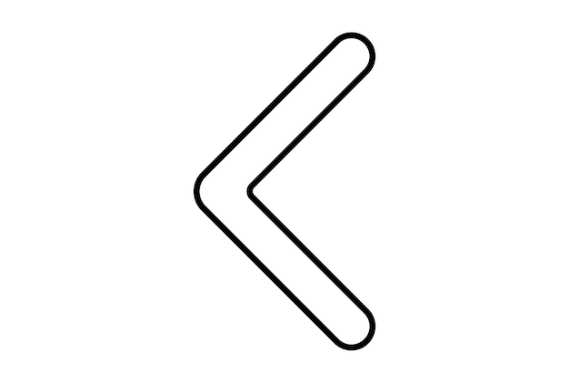 Bigger sign flat icon minimalistic line shape symbol black sign artwork
