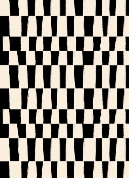 black and beige modern minimalist pattern abstract art two colors fabric clothes design danish art