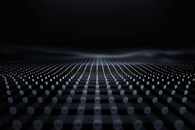 black background with a subtle grid pattern high resolution high quality ultra realistic photogra