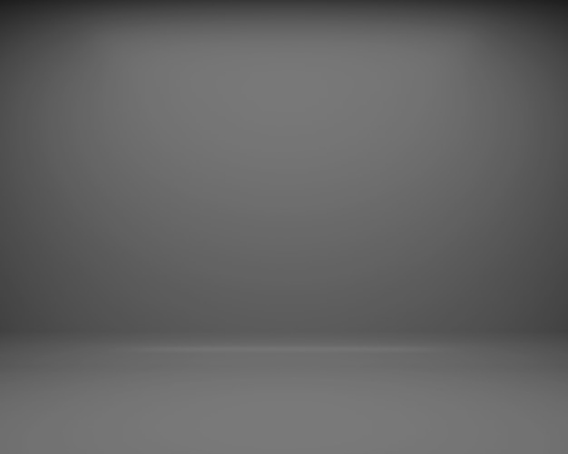 black floor and wall background. 3D rendering