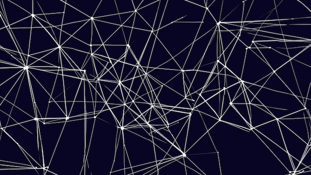 black neural network illustration