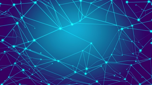 black neural network illustration