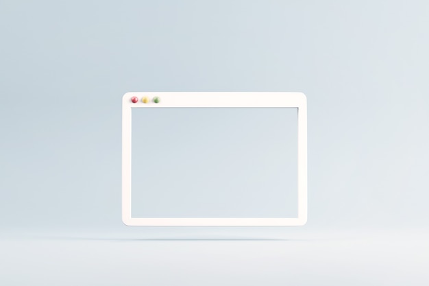 blank web browser