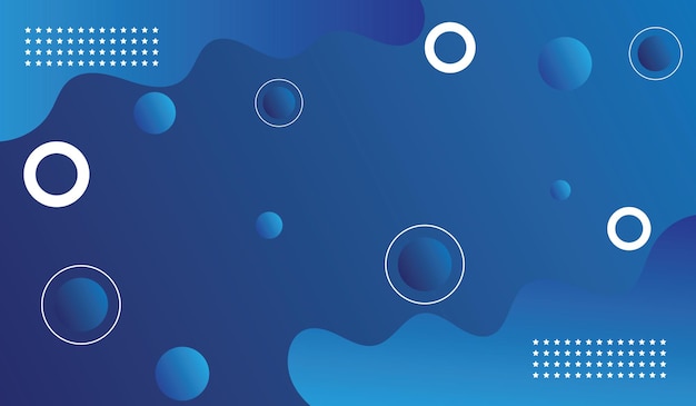 Blue abstract background design with modern shapes use for banner template poster and promotion