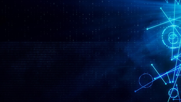 blue and white modern digital background 14