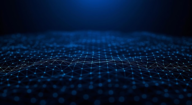 Blue Network background