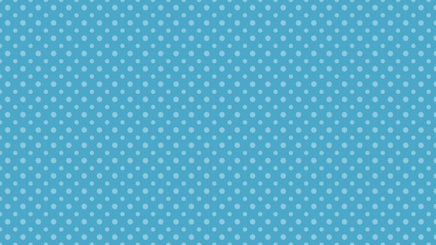 Blue Polka Dots Background Seamless Pattern