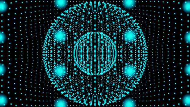 Blue Sphere particles