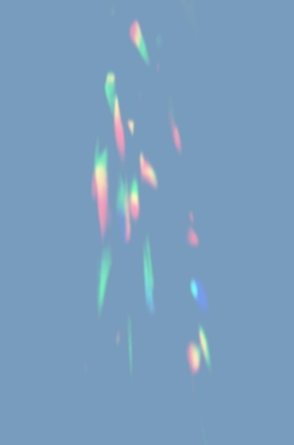 blurred rainbow light refraction texture overlay effect for photo and mockups organic drop diagonal