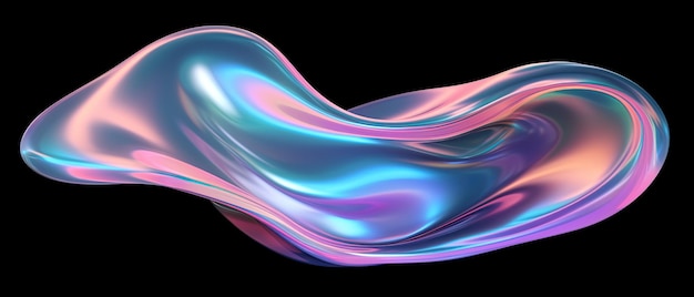 Bright and Bold Waves Colorful Series Featuring Colors at the Bottom