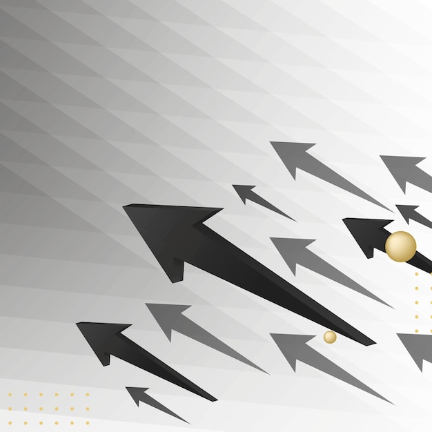 Business development png background black arrow gradient border direction symbol clipart