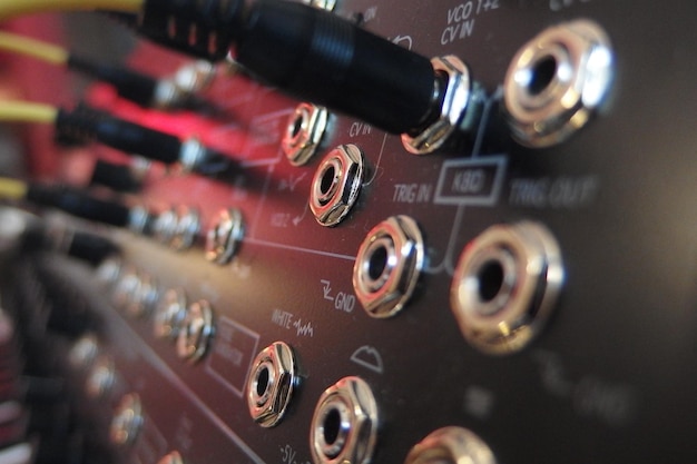 Cận cảnh thiết bị audio
