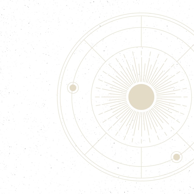 Celestial sun png background aesthetic galaxy illustration transparent design