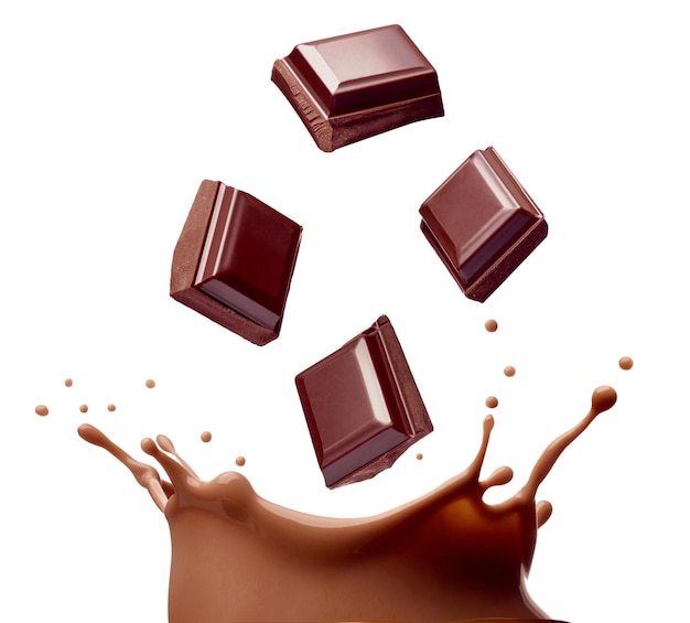 Chocolate milk drink splash glass straw