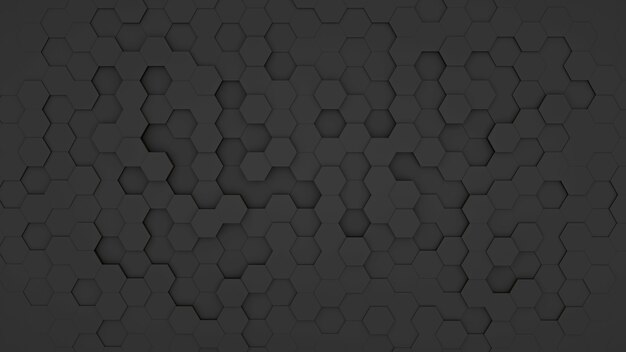 clear pattern abstract background wall hexagon black, wallpaper futuristic dark