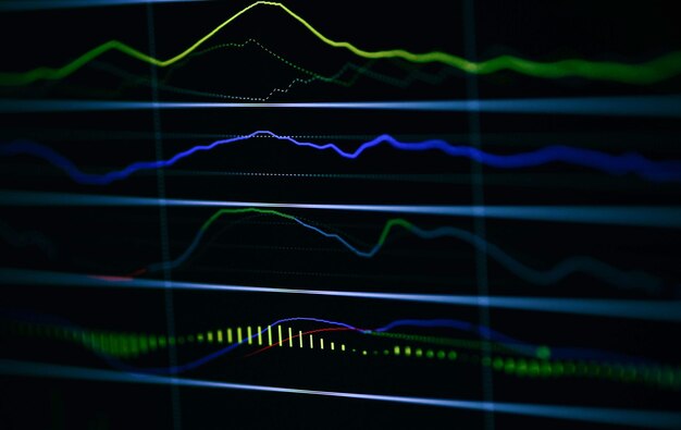 Close-up of pulse traces