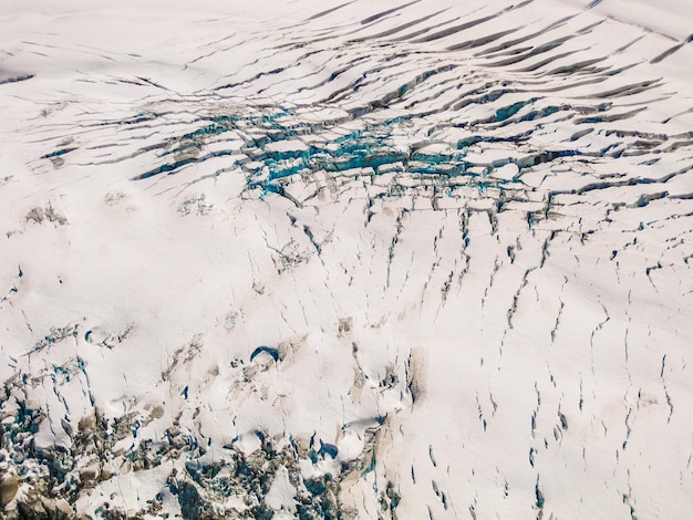 Close-up of snow on mountain