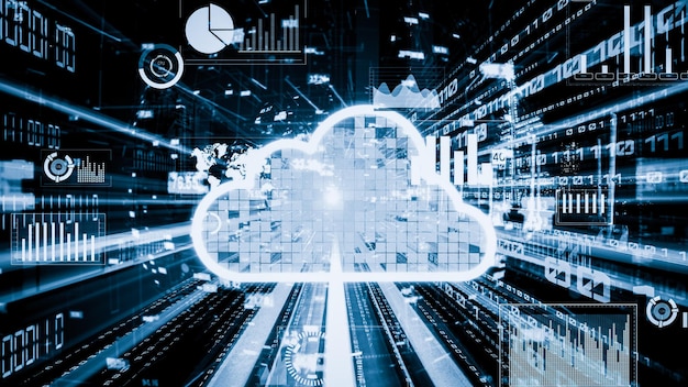 Cloud computer and online data storage with tacit intelligent sharing software