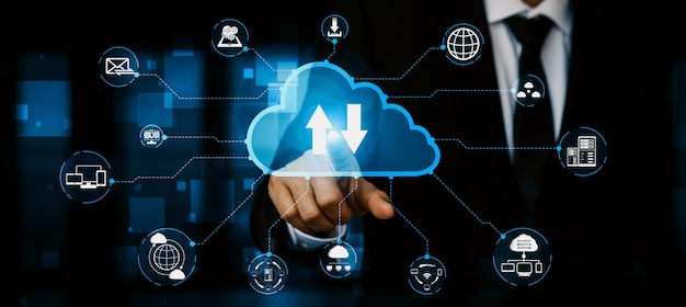 Cloud computing technology and online data storage for business network uds