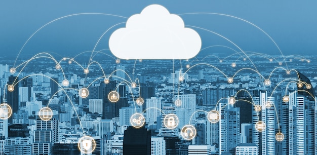 Cloud computing technology and online data storage for global data sharing