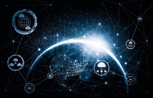 cloud computing technology and online data storage in innovative perception