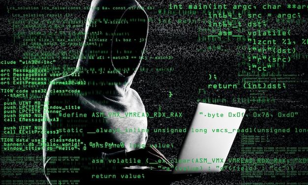 Coding and malware concept