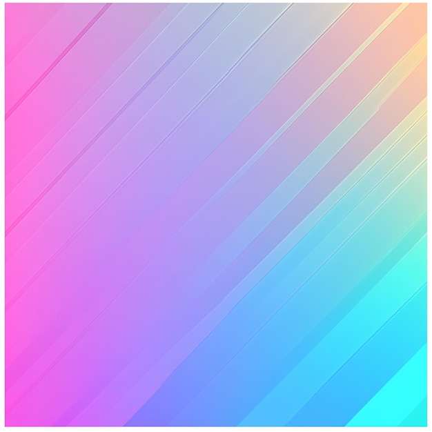 Colorful Diagonal Gradient with Pastel Stripes