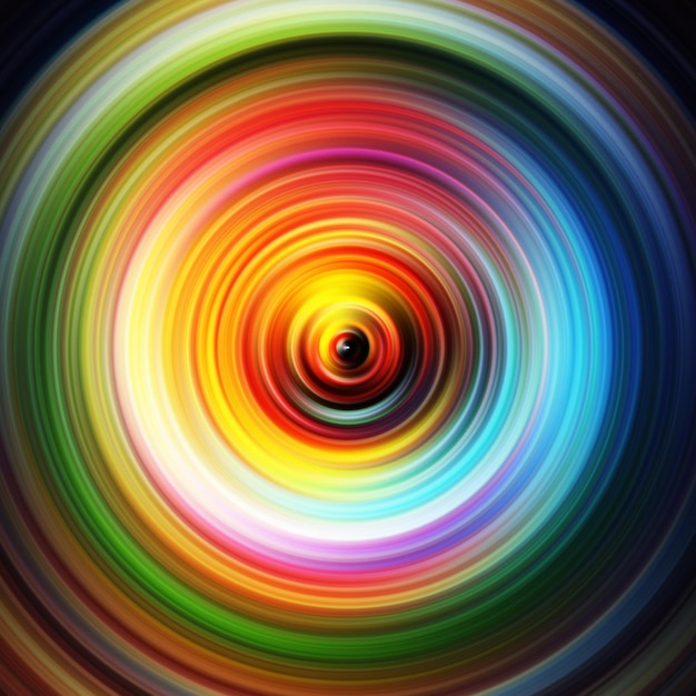 colorful radial motion effect abstract rounded background color curves and sphere multi color gradient rings and circles wallpaper colored texture backdrop and banner