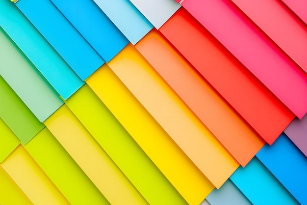 colorful sheet paper swatch