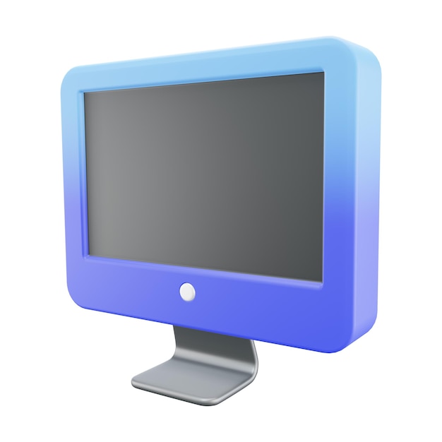 COMPUTER ICON 3D ILLUSTRATION