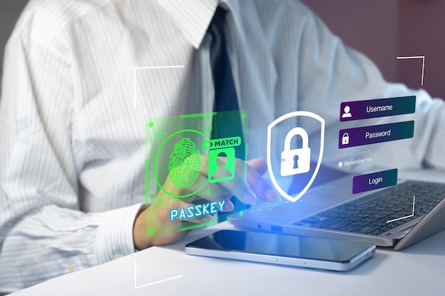 concept of using Passkey instead of a code set for maximum security Biometric Lockx9
