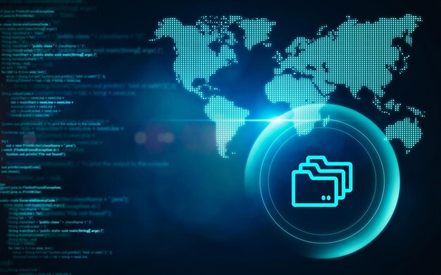 Confidential information files stored in the cloud