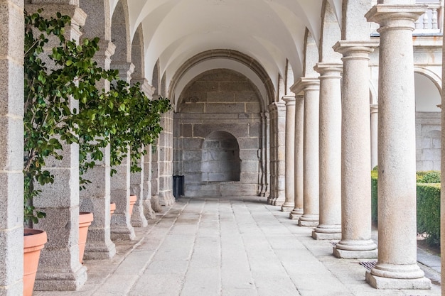 corridor of historic building