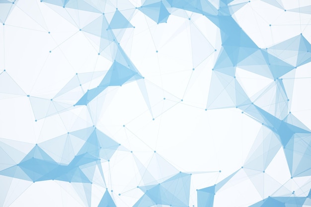 Creative blue polygonal wallpaper