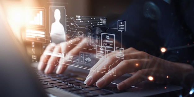 Customer relationship management with global structure Human resource management HR recruitment