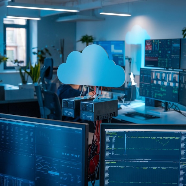 cyber security of cloud networkCyber security technology and online data protection in innovative perception