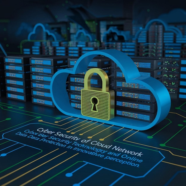 cyber security of cloud networkCyber security technology and online data protection in innovative perception