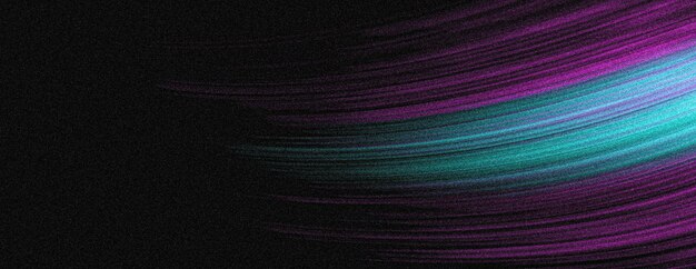 Dark banner background purple blue grainy abstract glowing color shape black poster backdrop noise texture header cover design