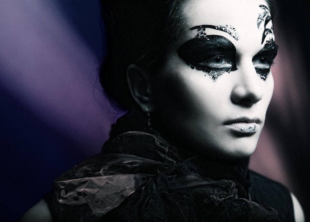 dark beautiful gothic princesshalloween party