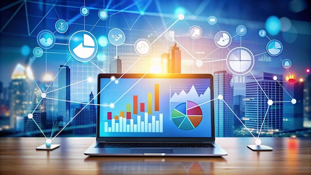 Data Analysis with Cityscape Background