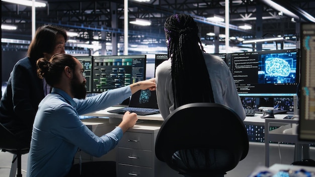 Data center software developers using machine learning algorithms